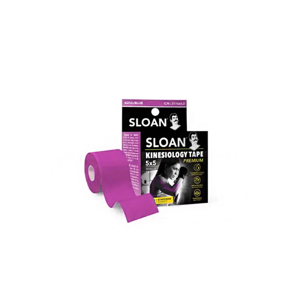 Sloan kinesiology Tape ROSA 5x5