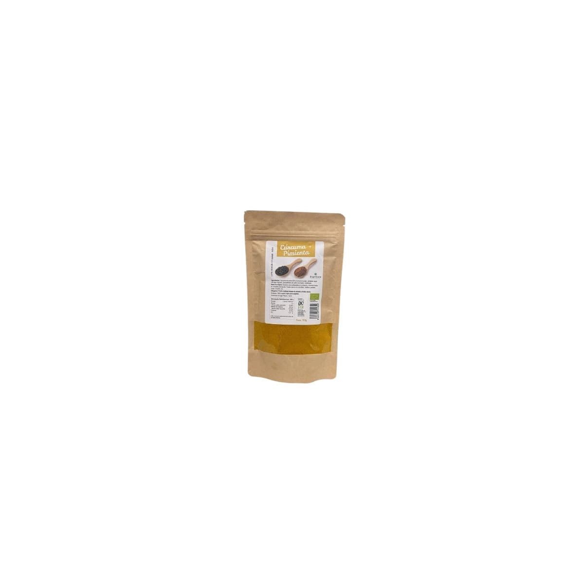 Curcuma + Pimienta polvo Bio 150g Dream Foods