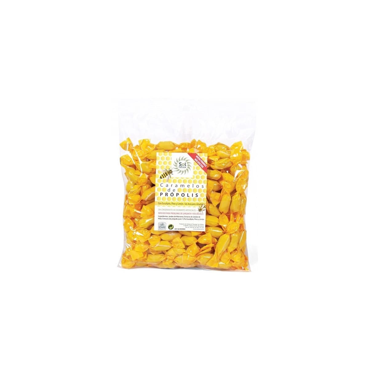 Caramelos propolis granel 500g Sol Natural