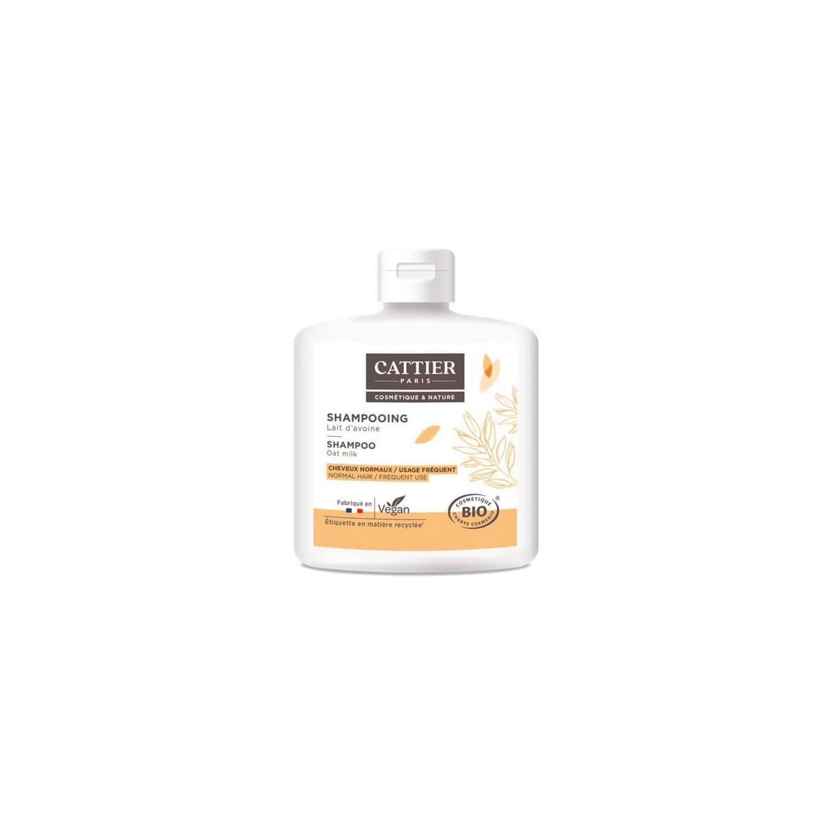 Champu Uso Frecuente Leche de Avena Bio 250ml Cattier