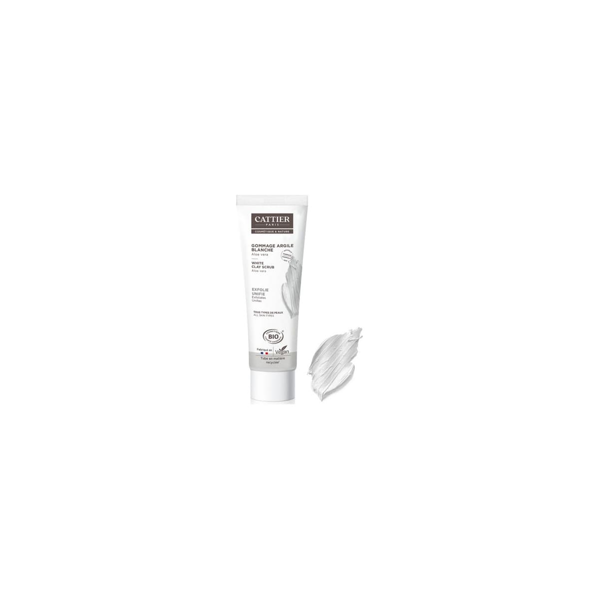 Exfoliante de Arcilla Blanca (todo tipo pieles) 100ml Cattier