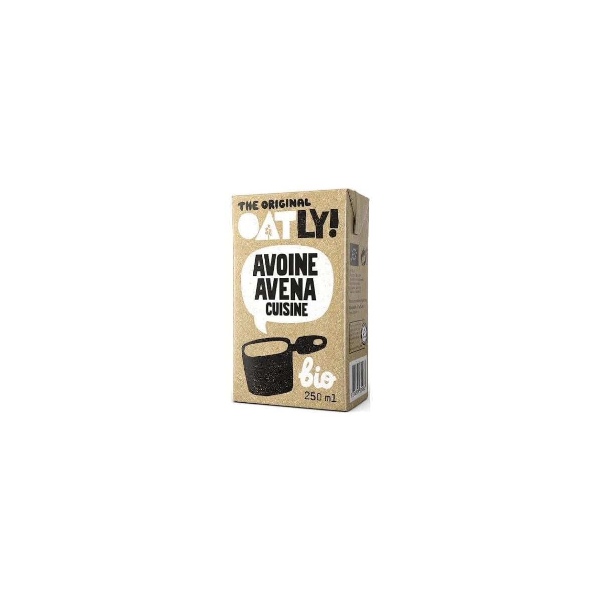 Crema de avena líquida para cocinar cuisine bio 250 ml Oatly