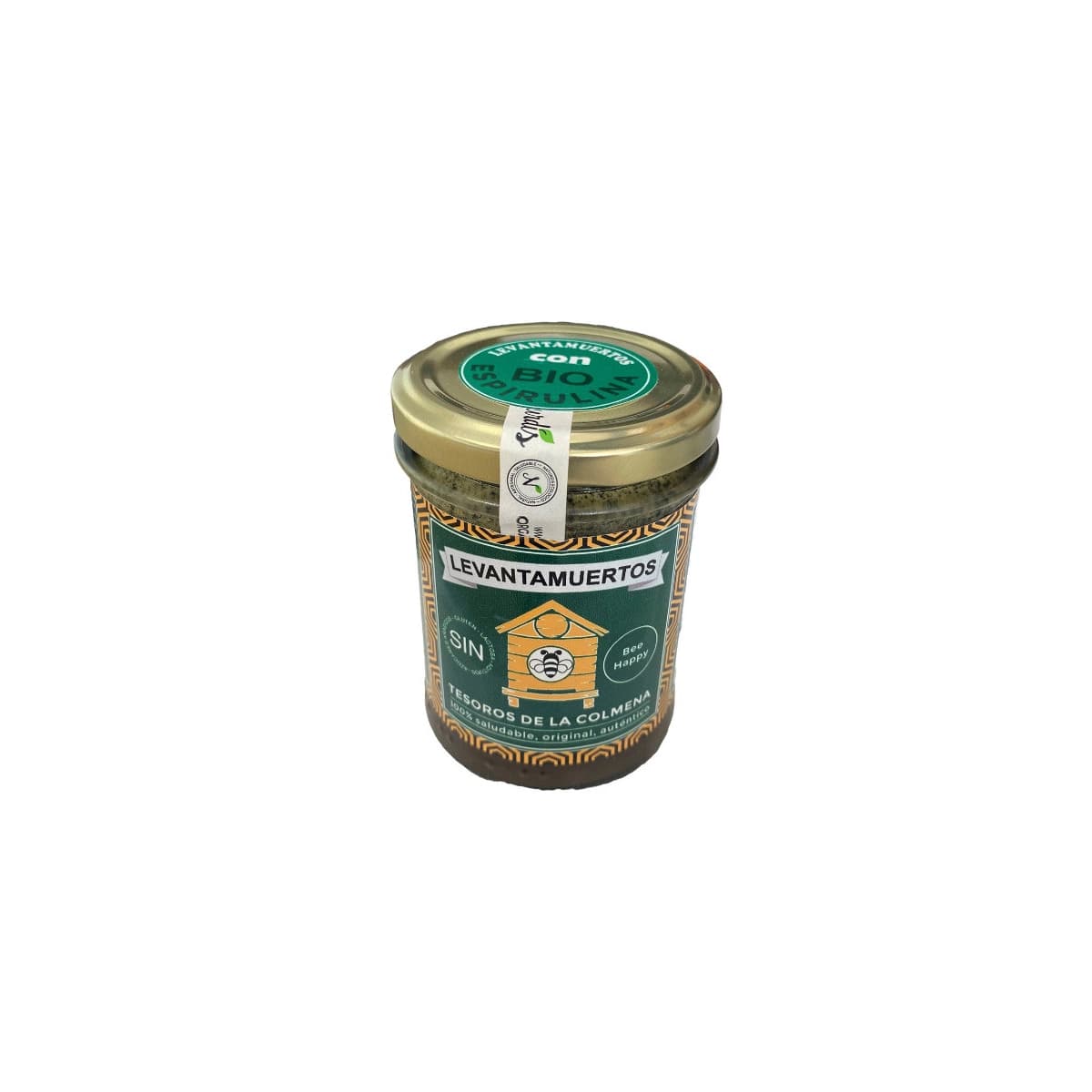 Miel Levantamuertos con Espirulina BIO 220g El Matorral