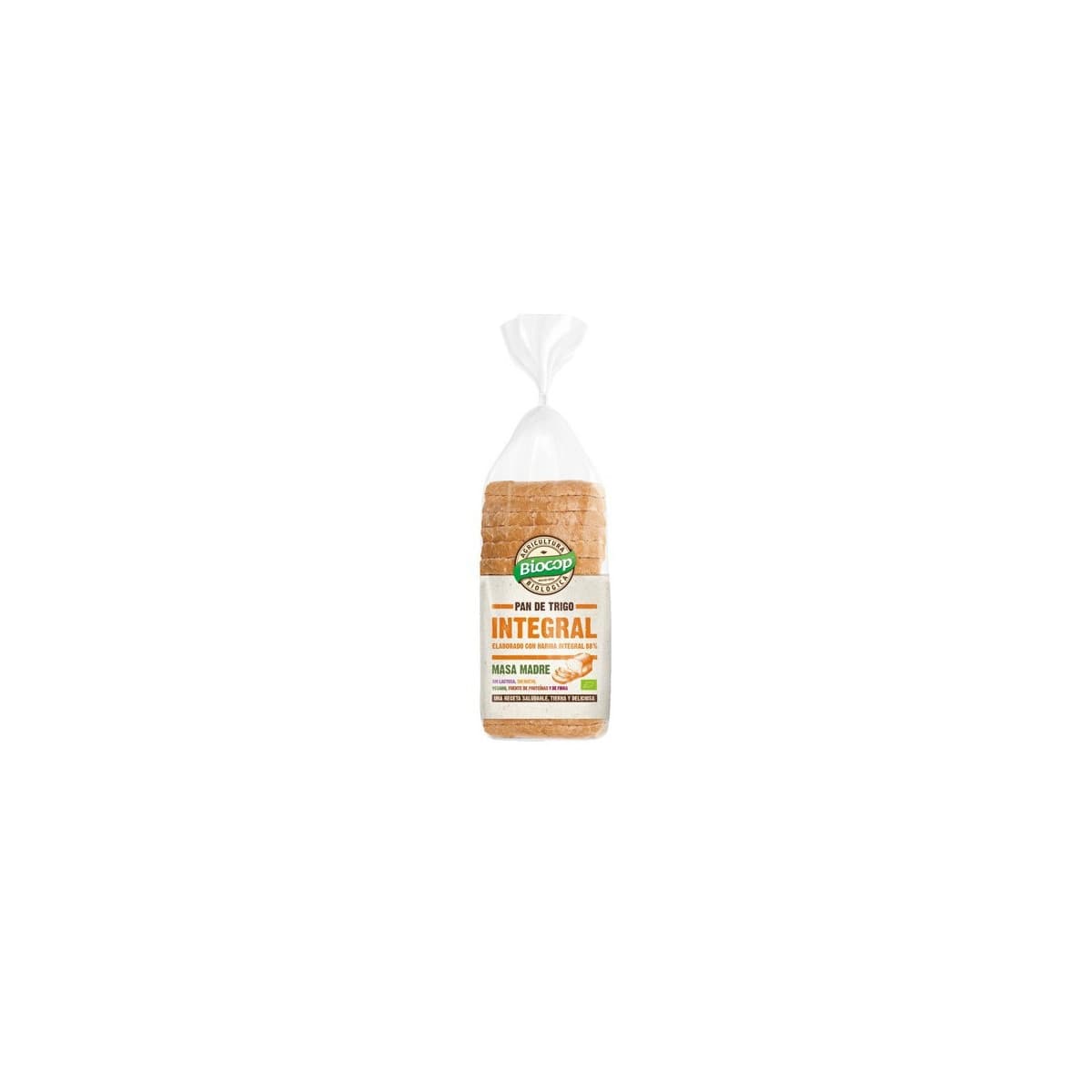 Pan molde trigo integral masa madre Bio 400g Biocop