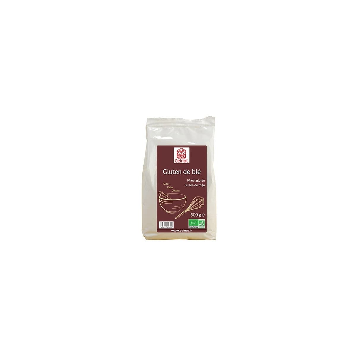 Gluten de Trigo bio 500g Celnat