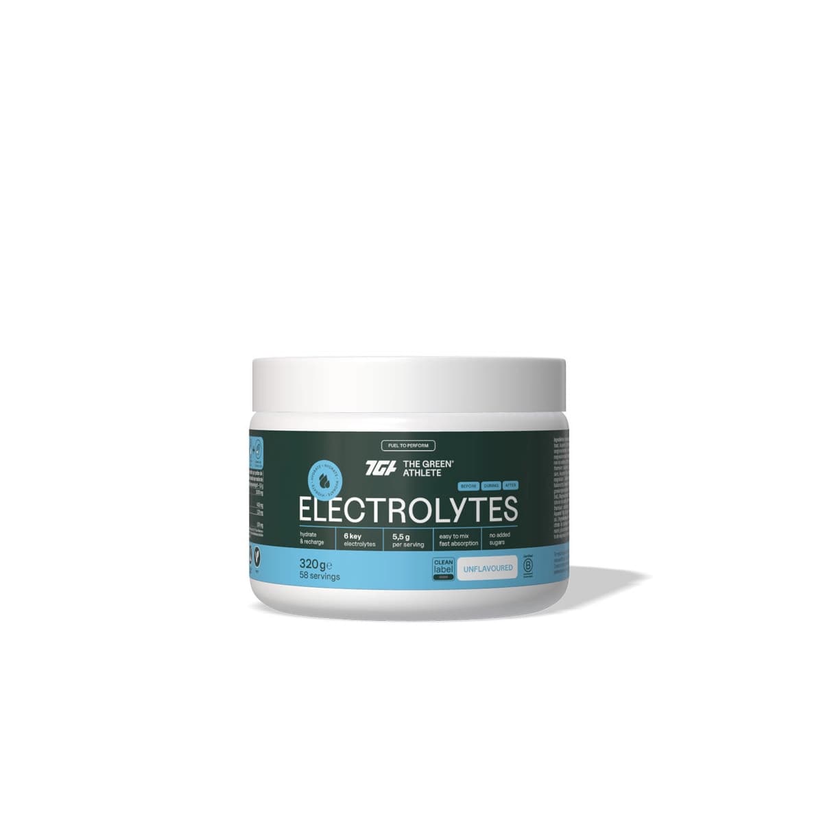 Electrolytes Unflavoured (vegan) 320g TGA