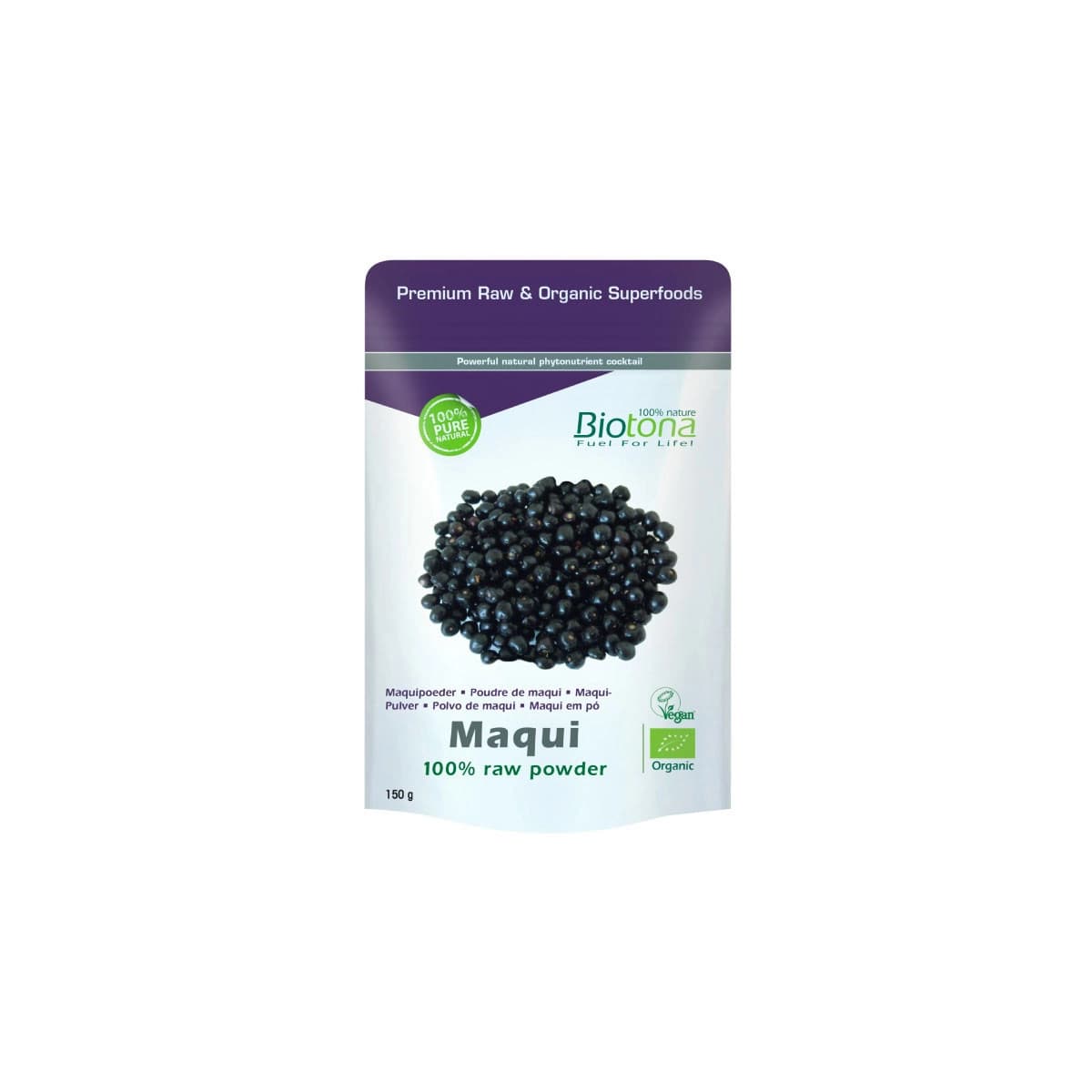 Maqui polvo superfood bio 150g Biotona