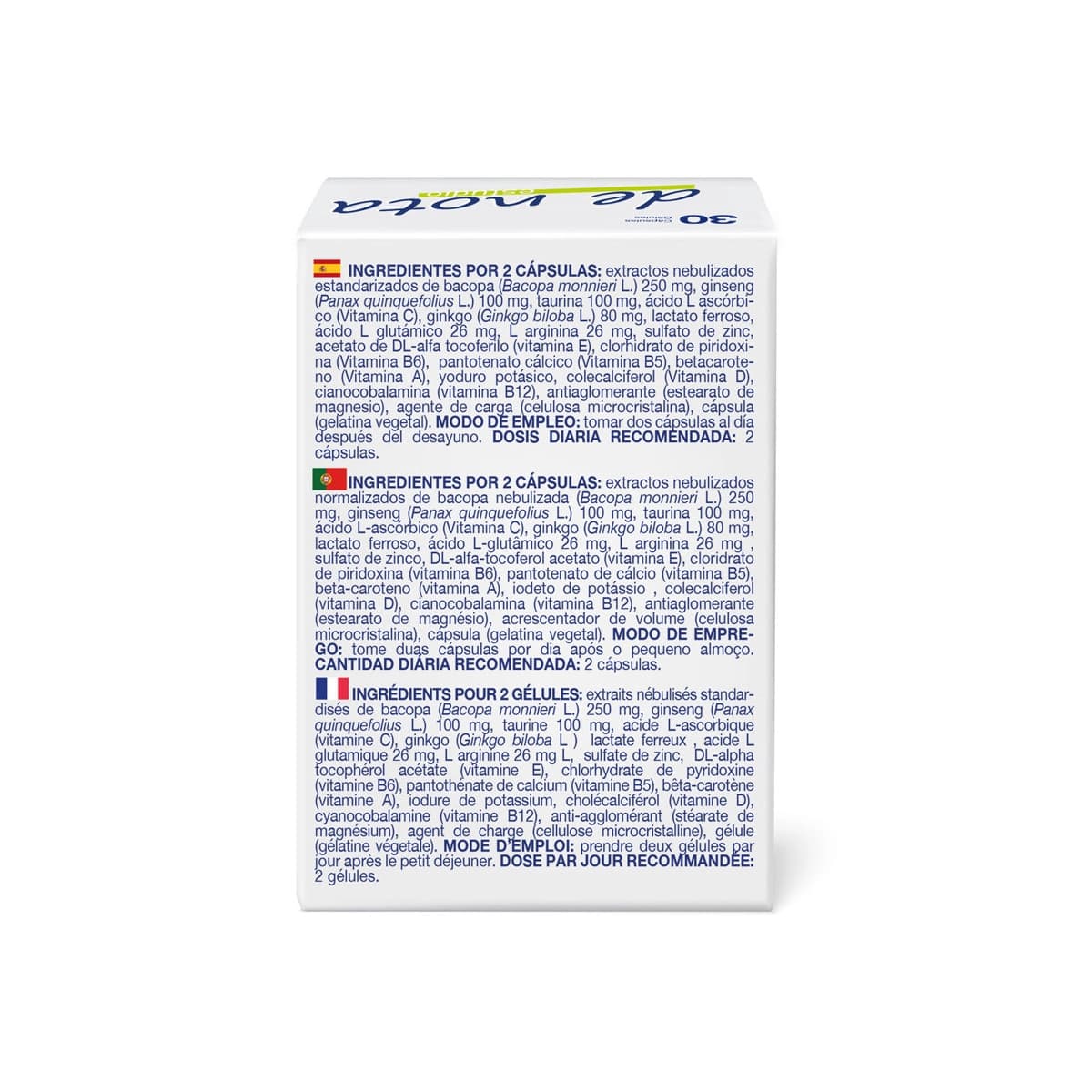 De Nota Estudios 30 caps Bioserum