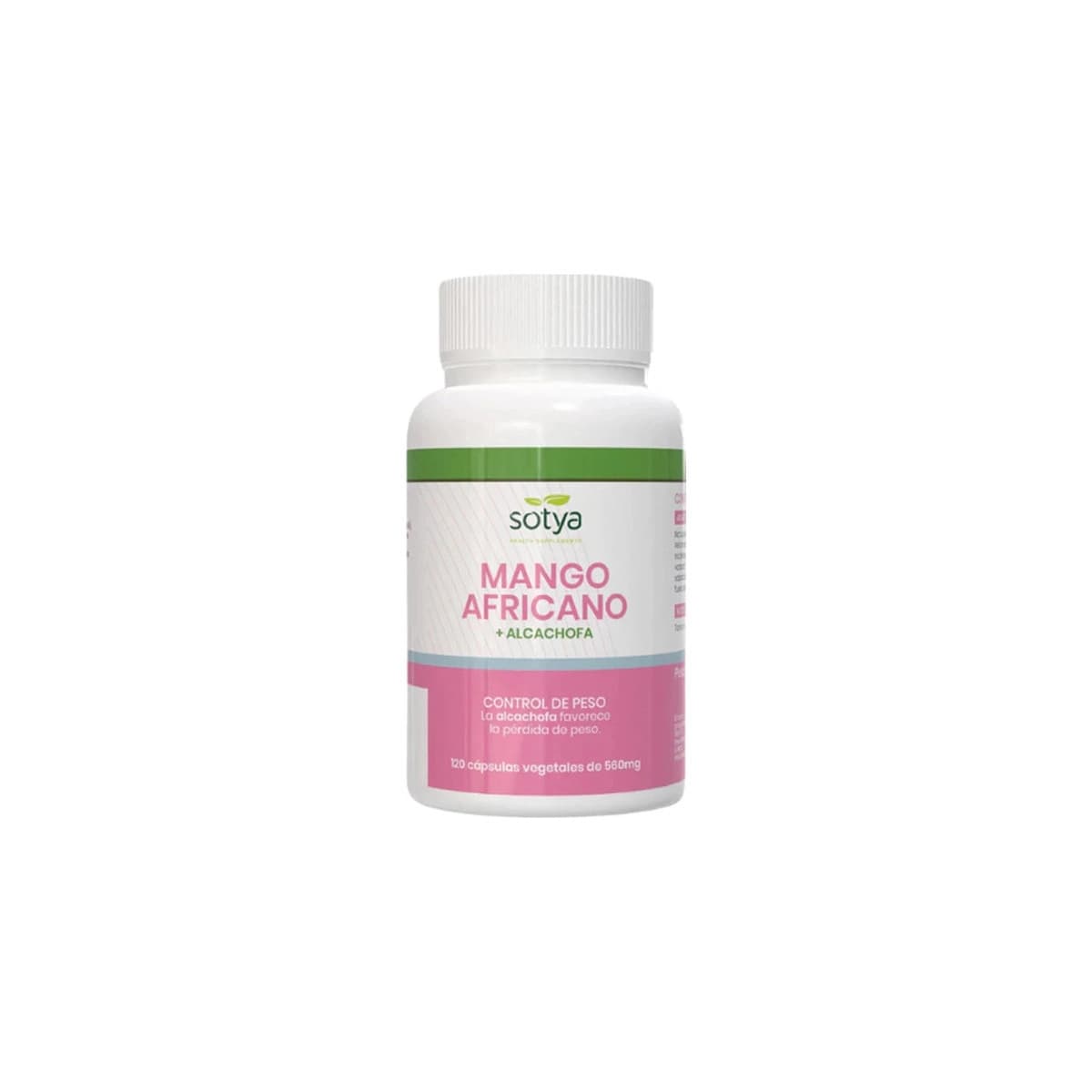 Mango africano + Alcachofa 560mg 120 capsulas Sotya