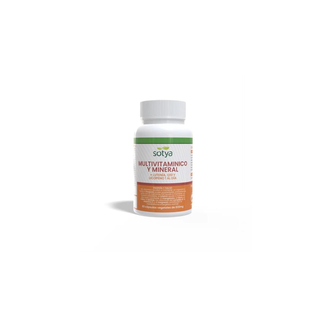 Multivitaminico y mineral 820mg 60 capsulas Sotya