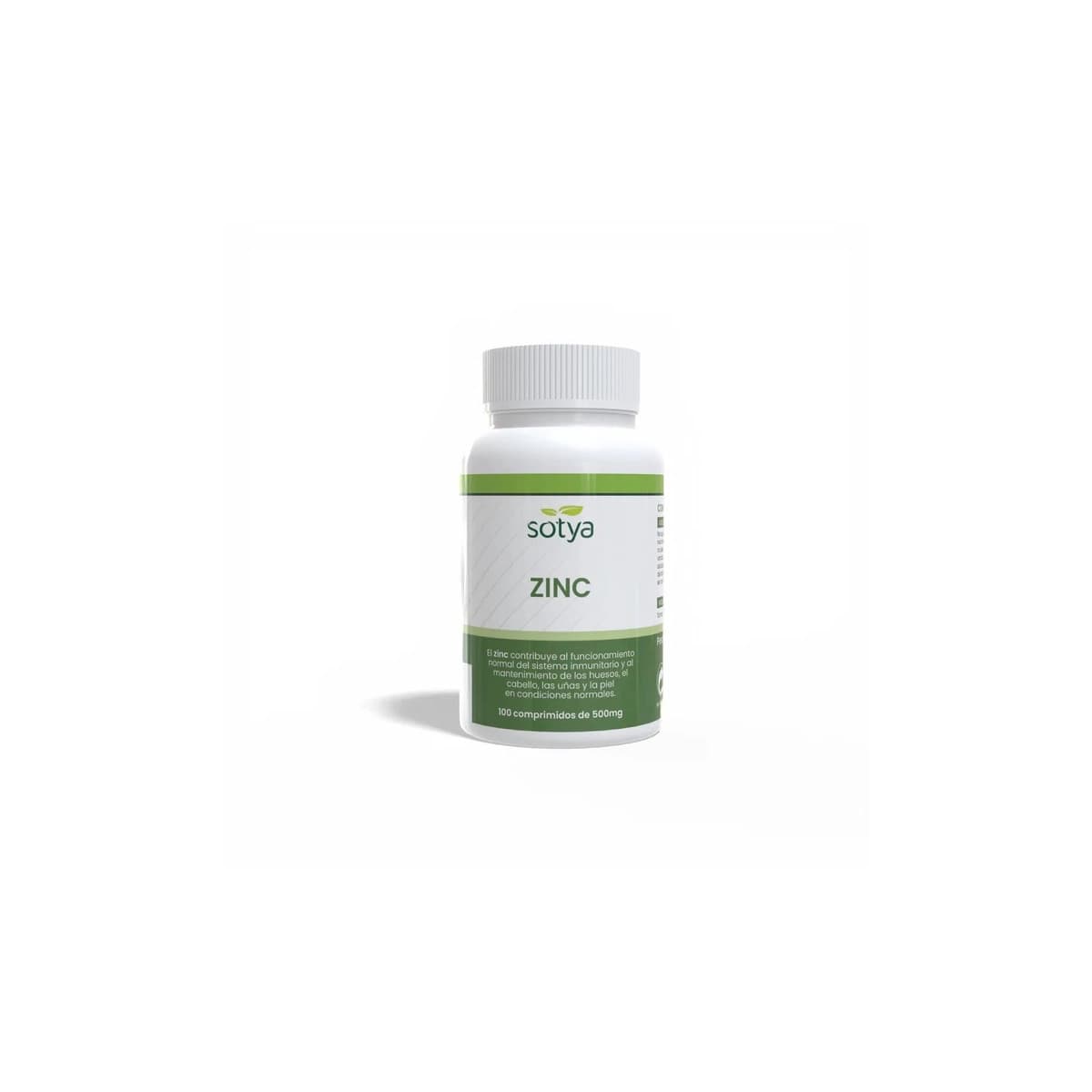 Zinc 500mg 100 comprimidos Sotya