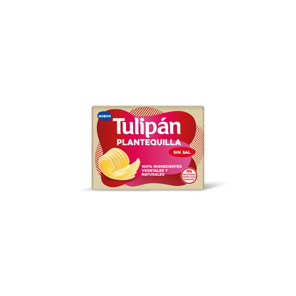 Plantequilla Bloque sin sal 250gr Tulipan