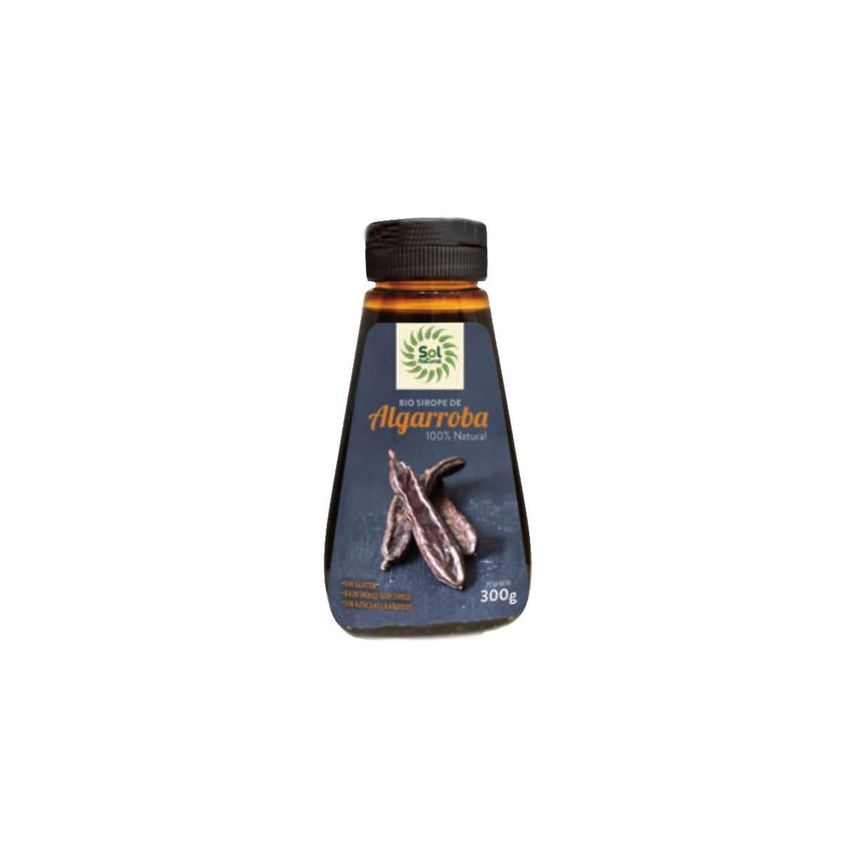 Sirope de algarroba bio 300 g Sol Natural