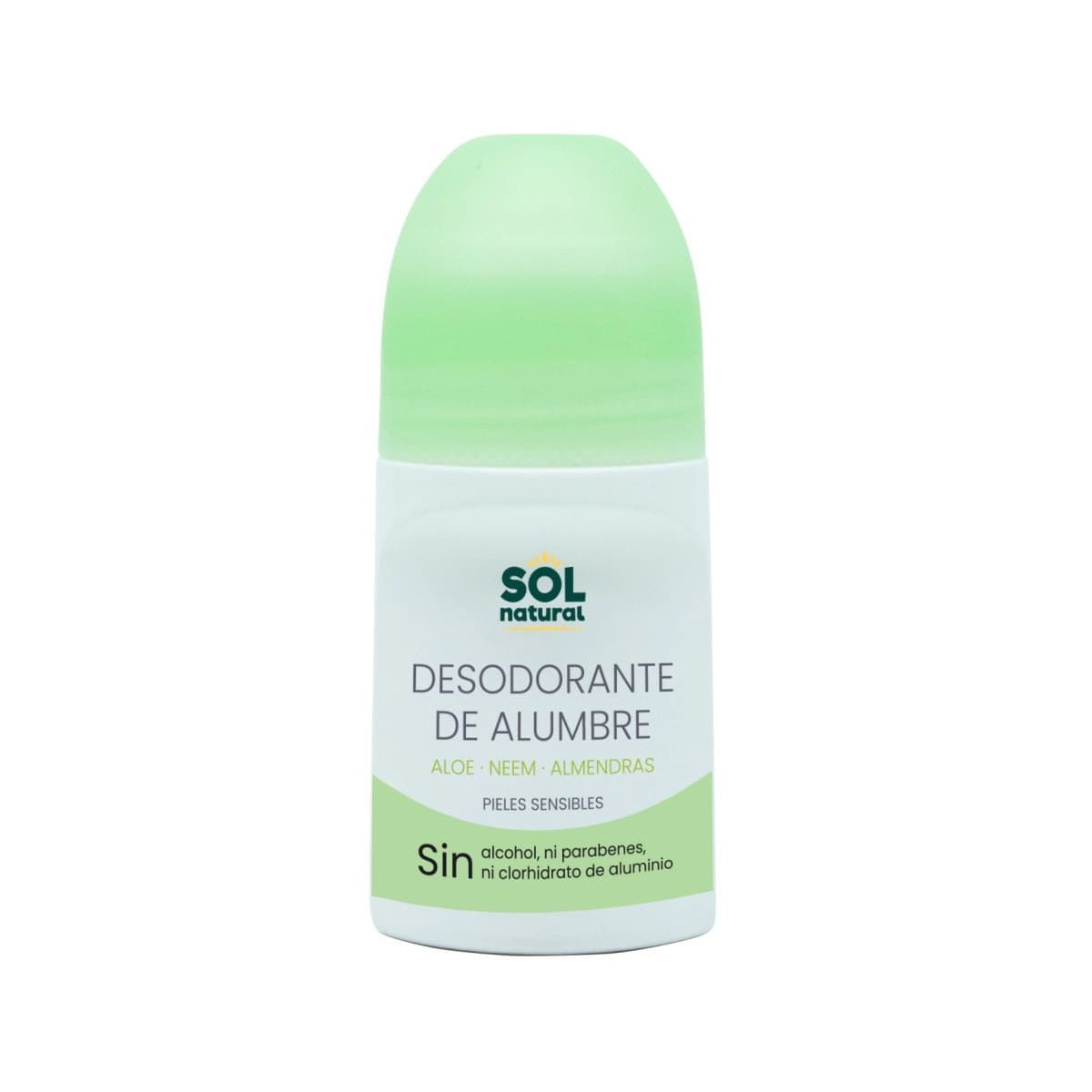Desodorante Roll On de Alumbre aloe y neem 75 ml Sol Natural