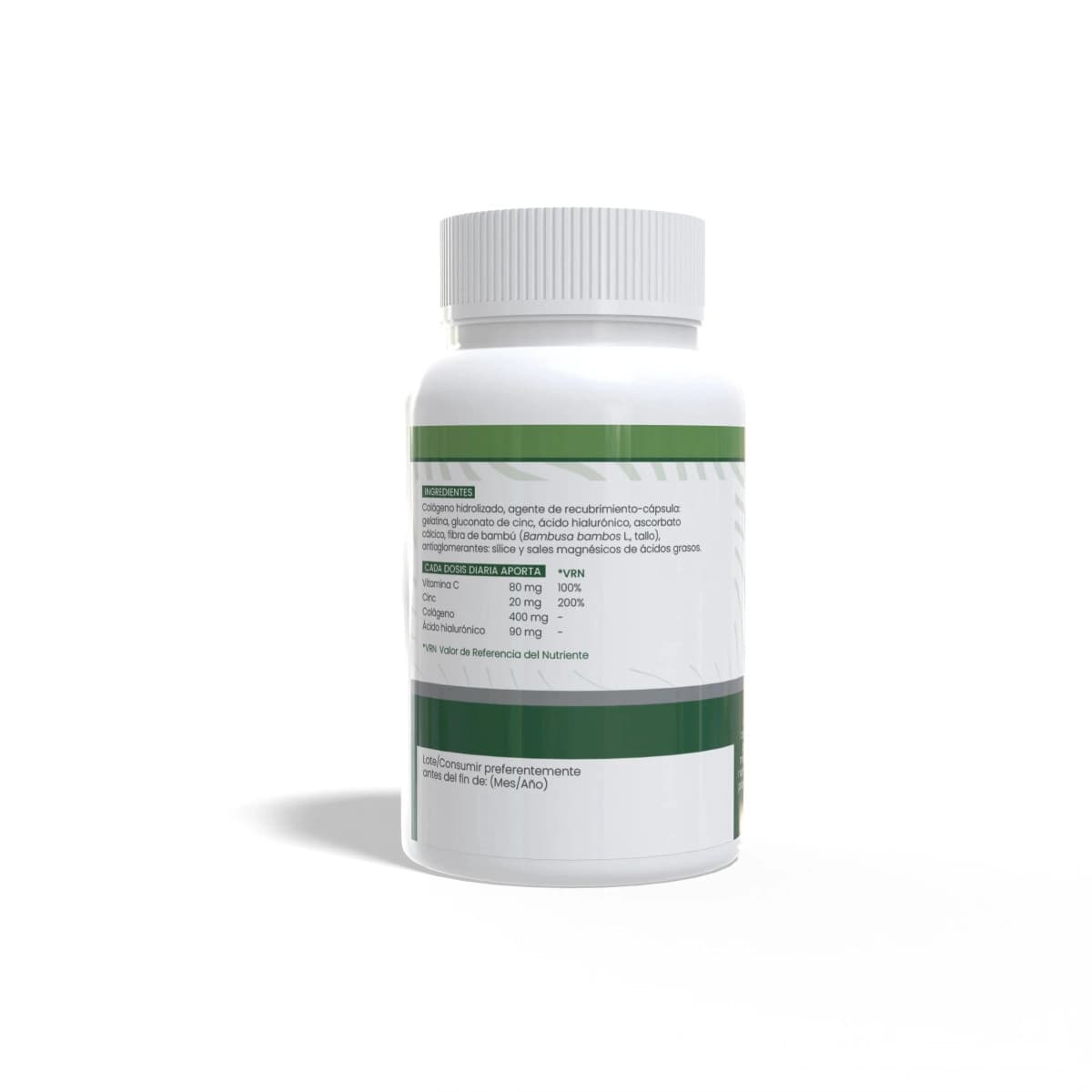 Colageno con hialuronico 500mg 60 caps Sotya