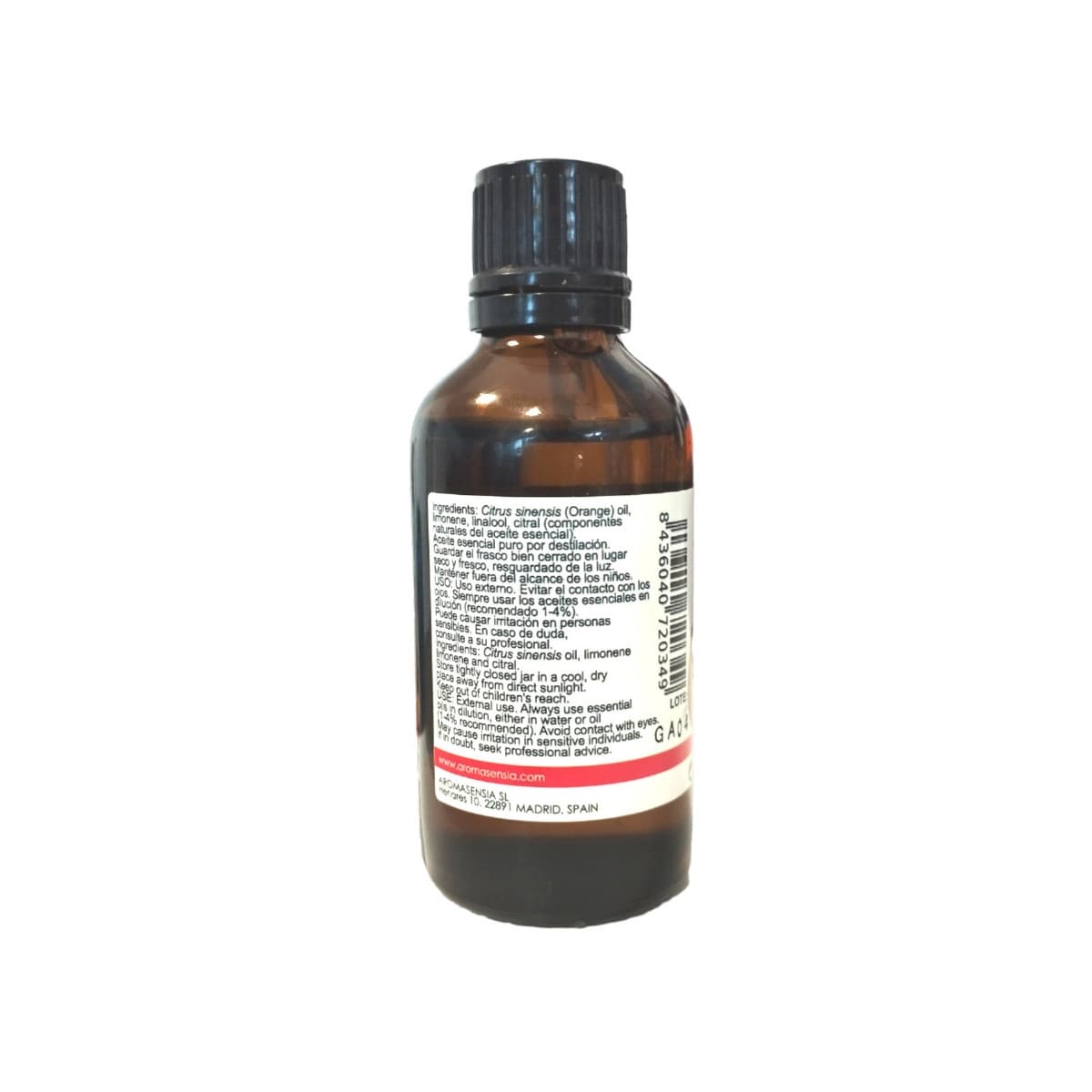 Aceite esencial de naranja 50 ml Aromasensia