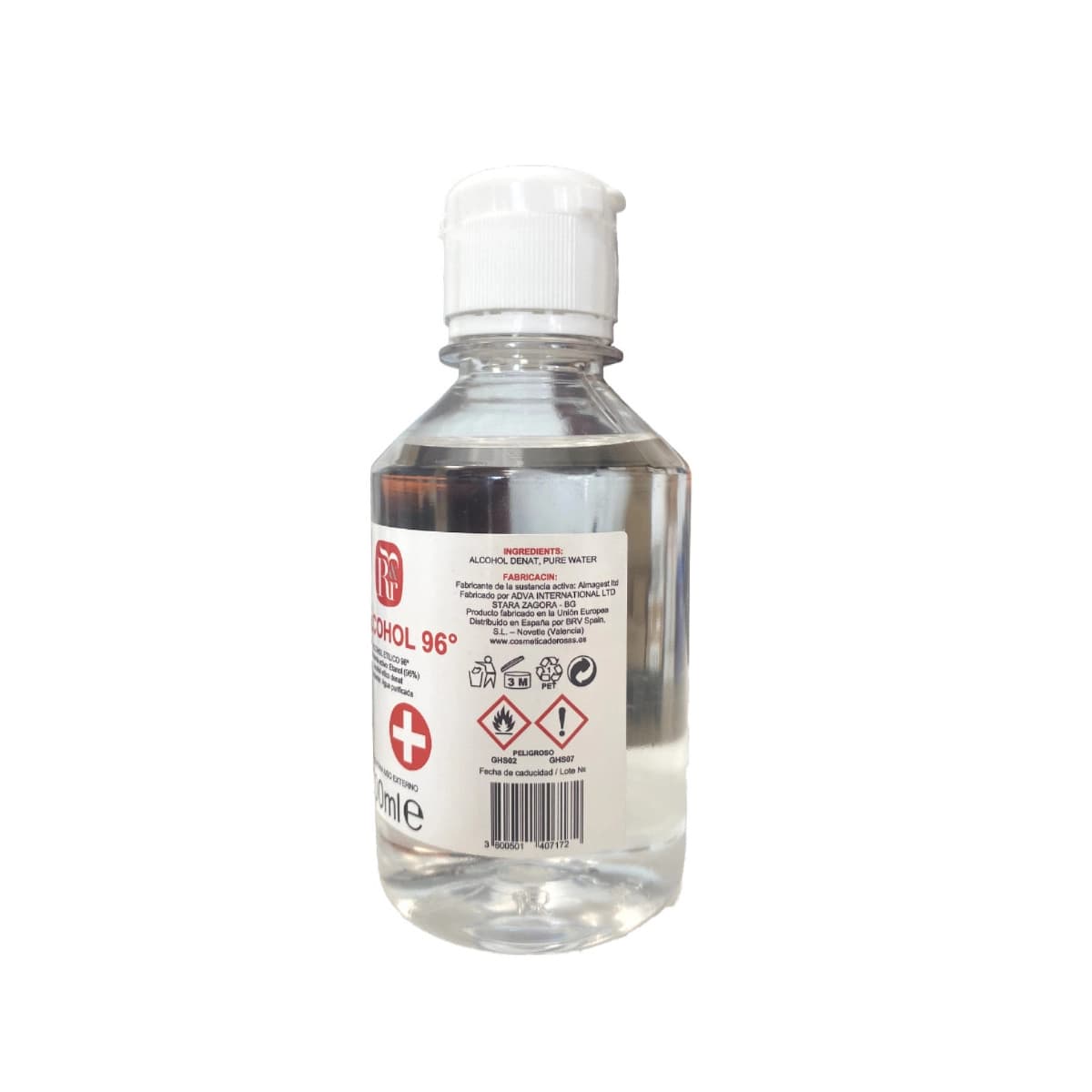 Alcohol 96º 200 ml Rose&Rose