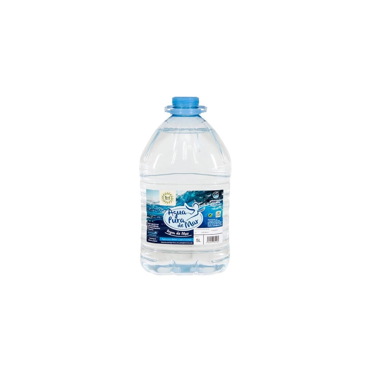 Agua de mar garrafa 5L Sol Natural
