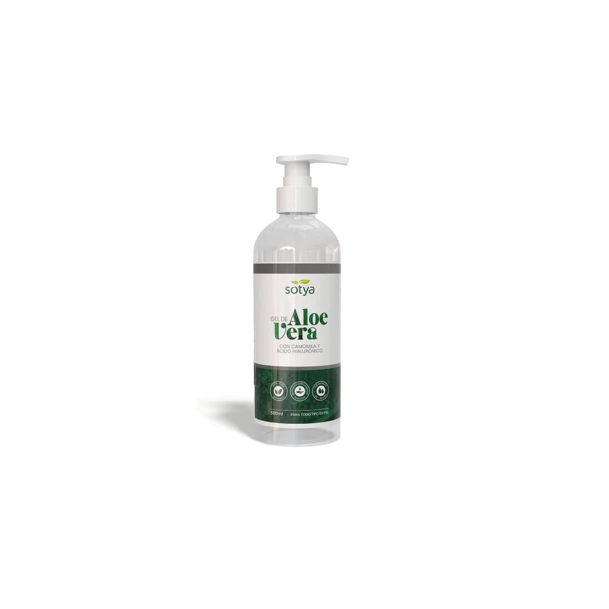 Gel de Aloe vera con camomila y acido hialuronico 500ml Sotya