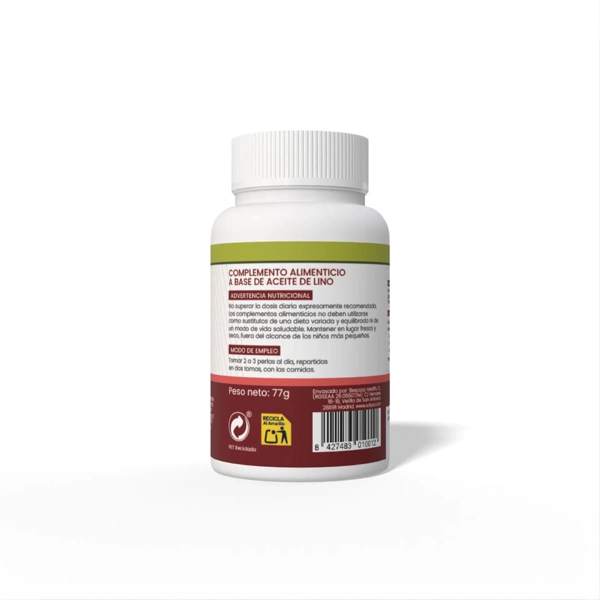 Aceite de lino 702mg 110 perlas Sotya