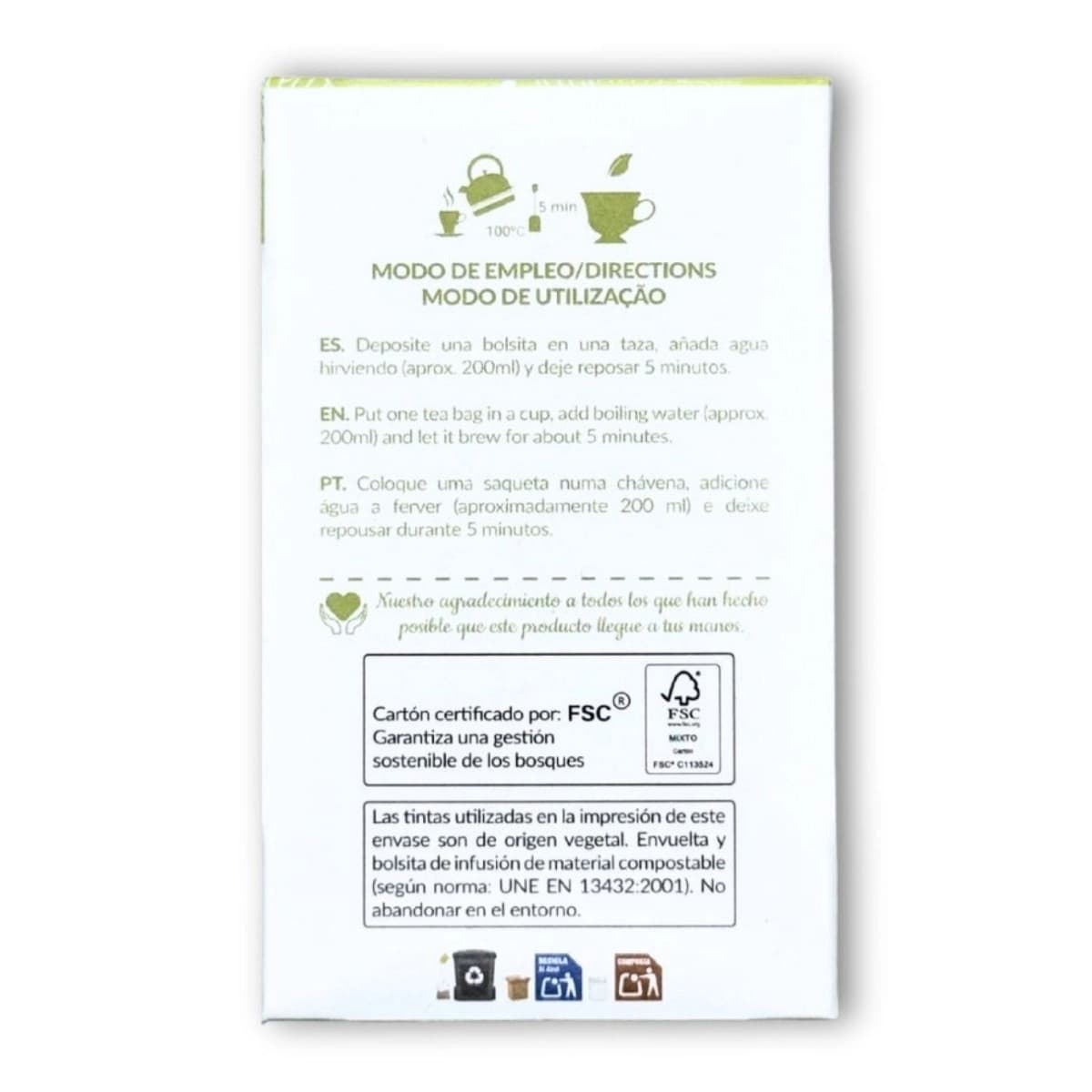 Ginkgo Biloba Infusion Bio 20 filtros Artemis