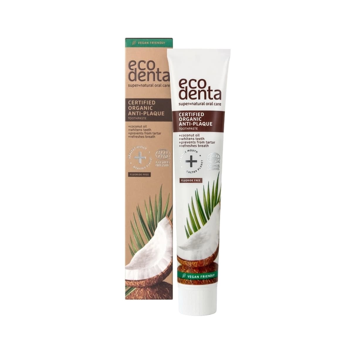 Pasta dental AntiPlaca con aceite de coco Bio 75ml EcoDenta