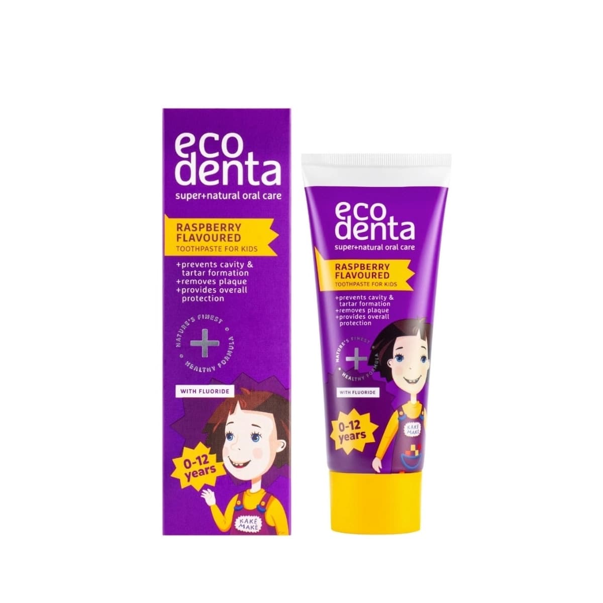Pasta dental Infantil sabor frambuesa 75ml EcoDenta