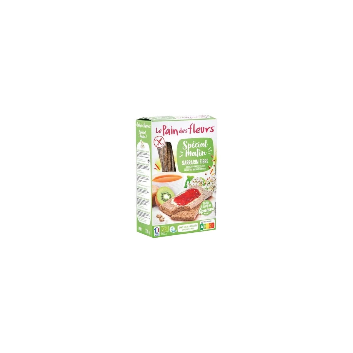 Tostada trigo sarraceno Fibra special matin 230g Le Pain des Fleurs