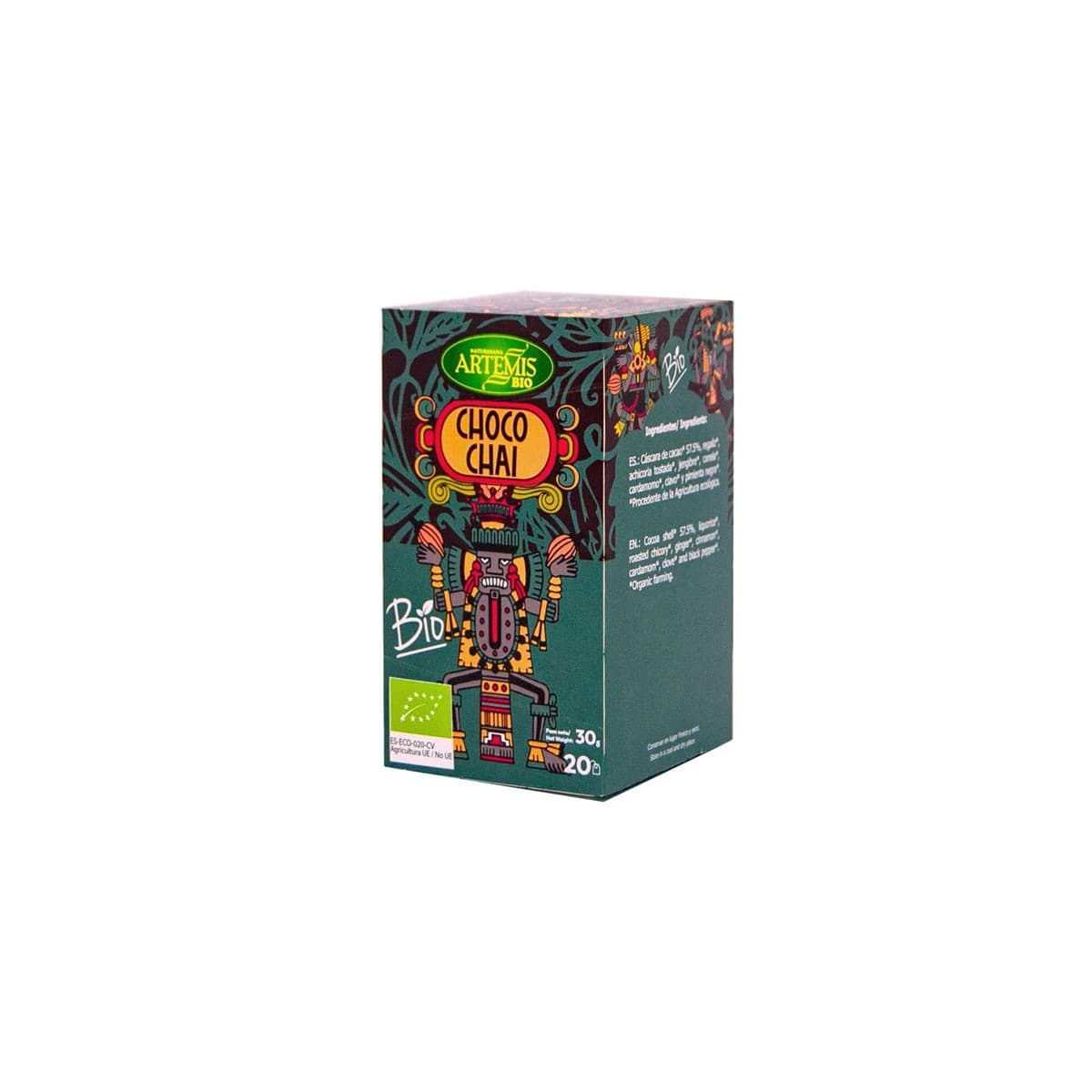 Choco Chai Bio 20 filtros Artemis