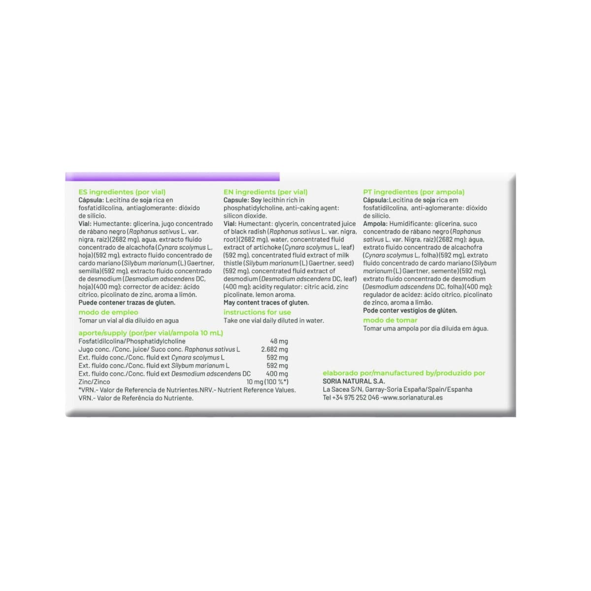 Cyrasil plus+ 15 viales x 10ml Soria Natural
