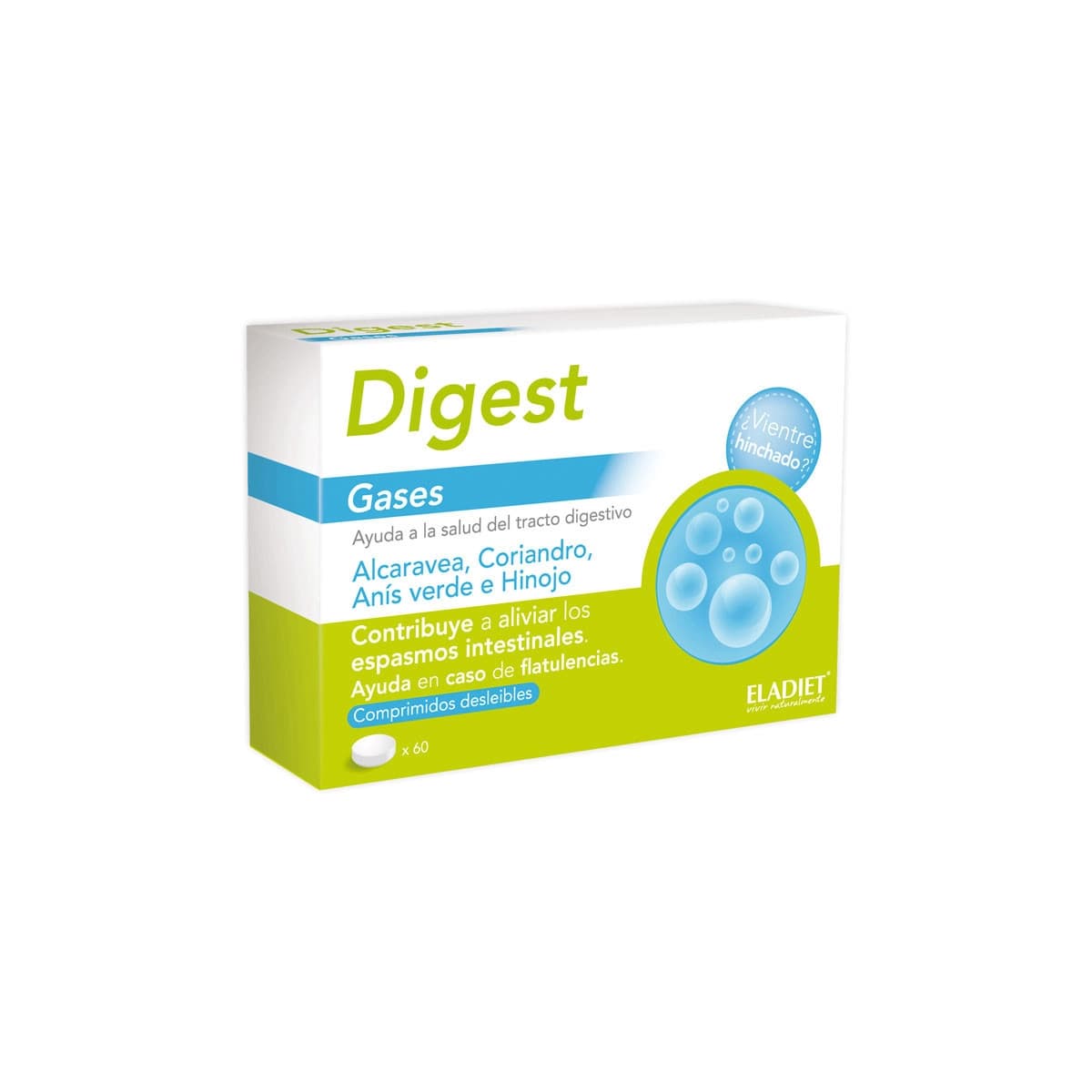 Digest gases 60 comprimidos Eladiet