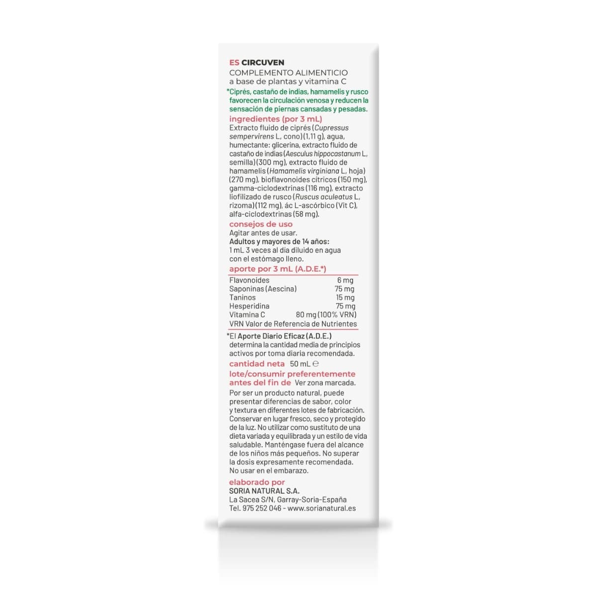Composor 40 Circuven 50ml Soria Natural