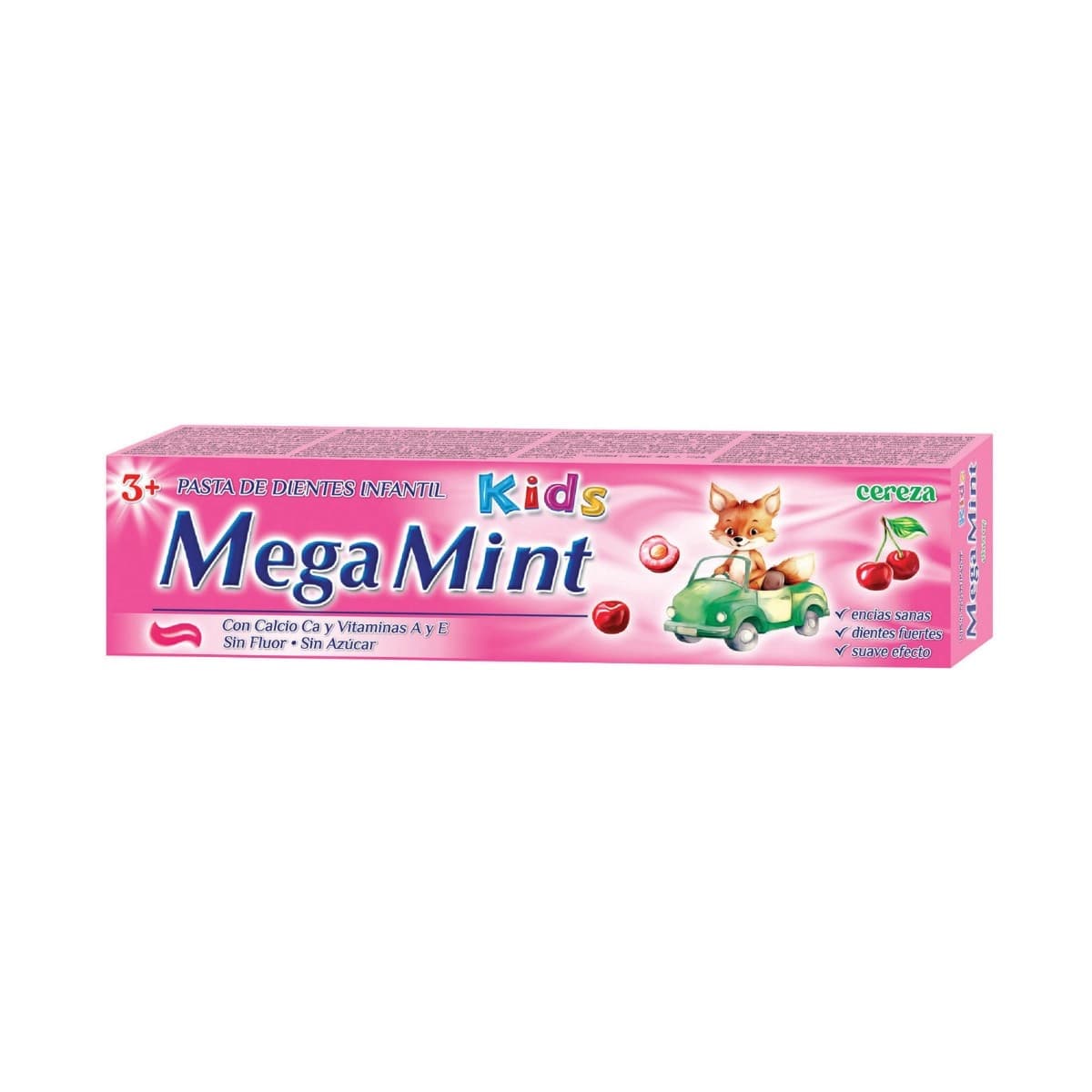Pasta de dientes Infantil Cereza Megamint 50ml Rose&Rose