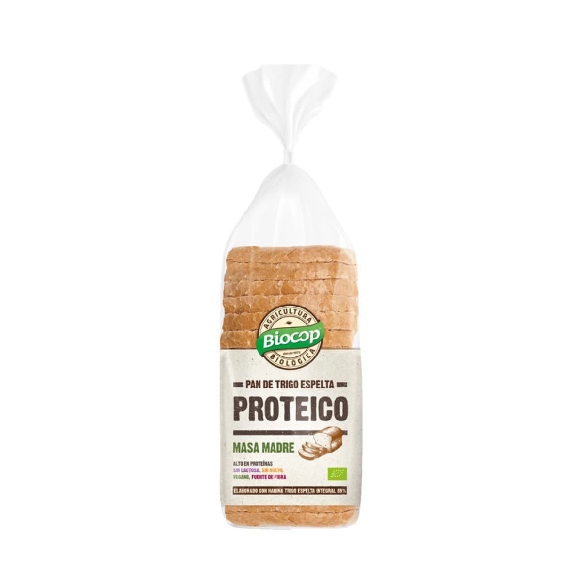Pan de molde de trigo espelta integral proteico Bio 400g Biocop