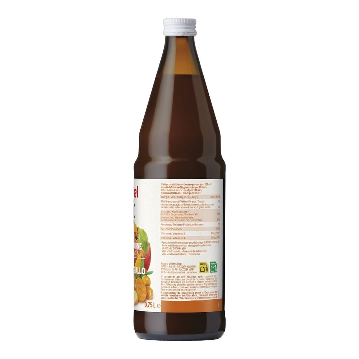BioC Zumo multifruta naranja con vitamina C Bio 750ml Voelkel