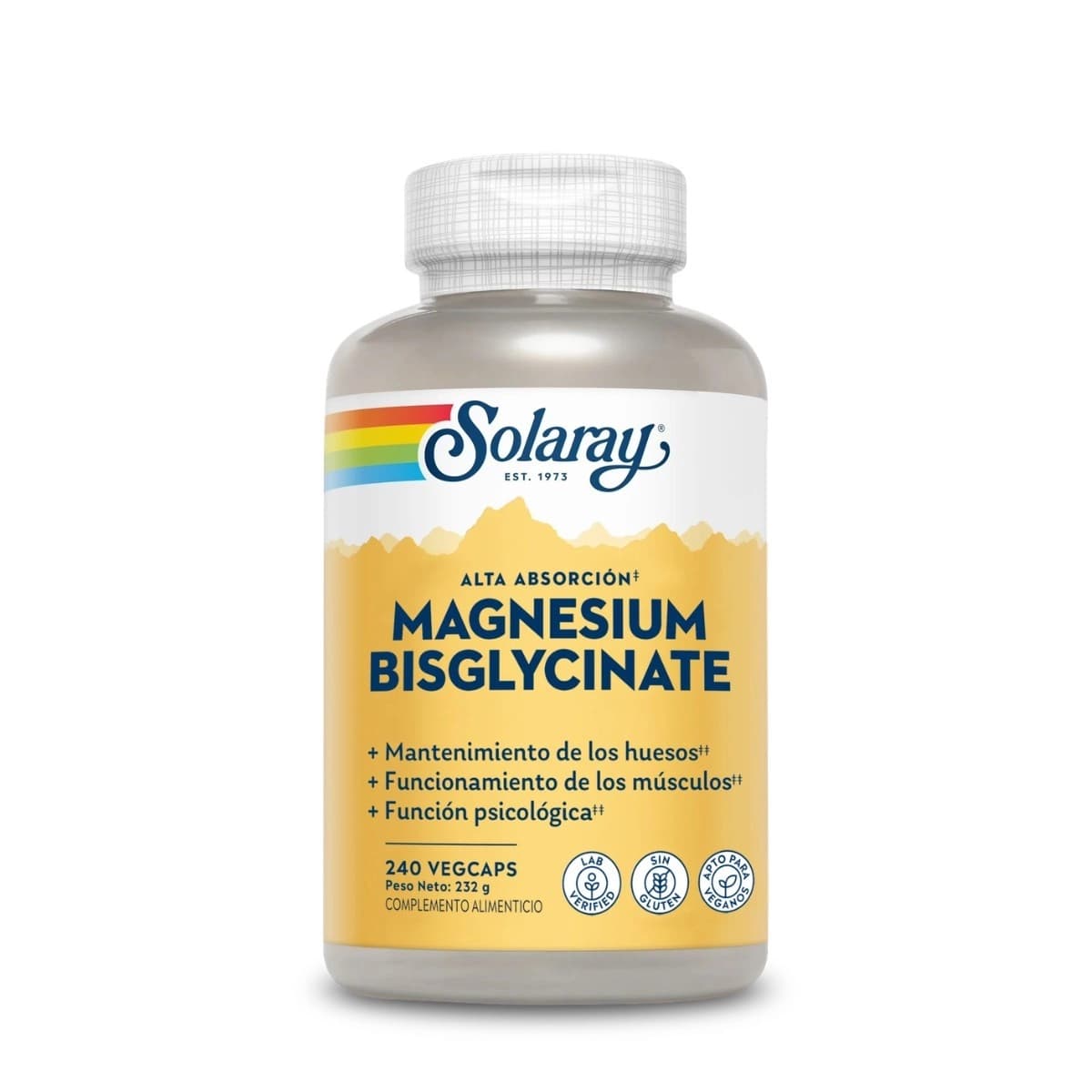 Big Bisglicinato de magnesio 240 vcaps Solaray