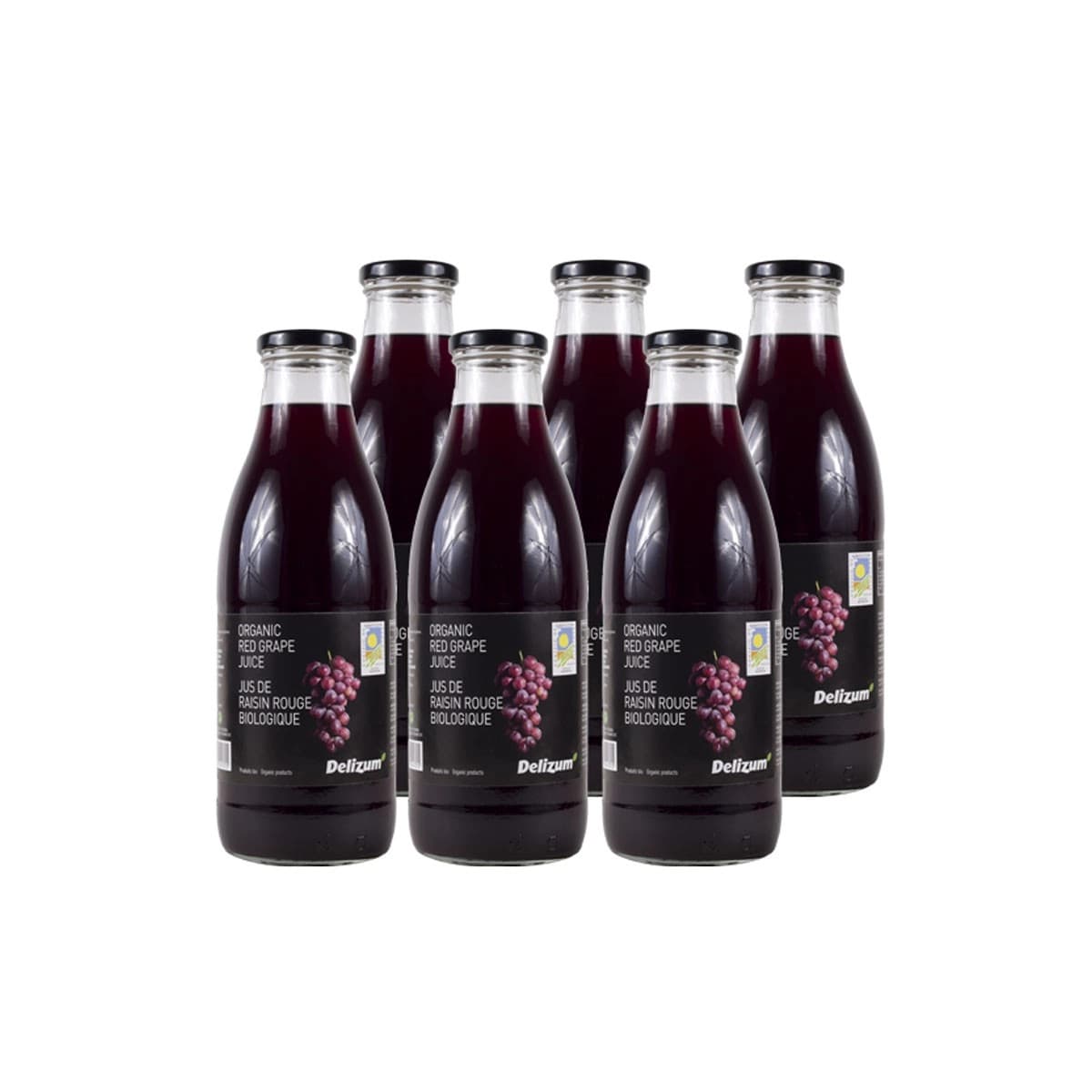 Mosto de Uva Roja bio 6x750ml Delizum