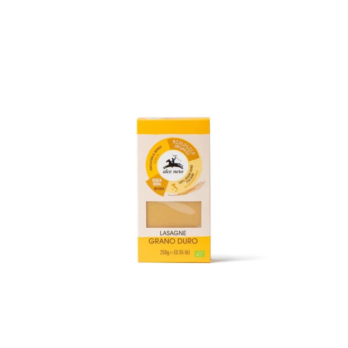 Lasaña de trigo duro bio 250g Alce Nero