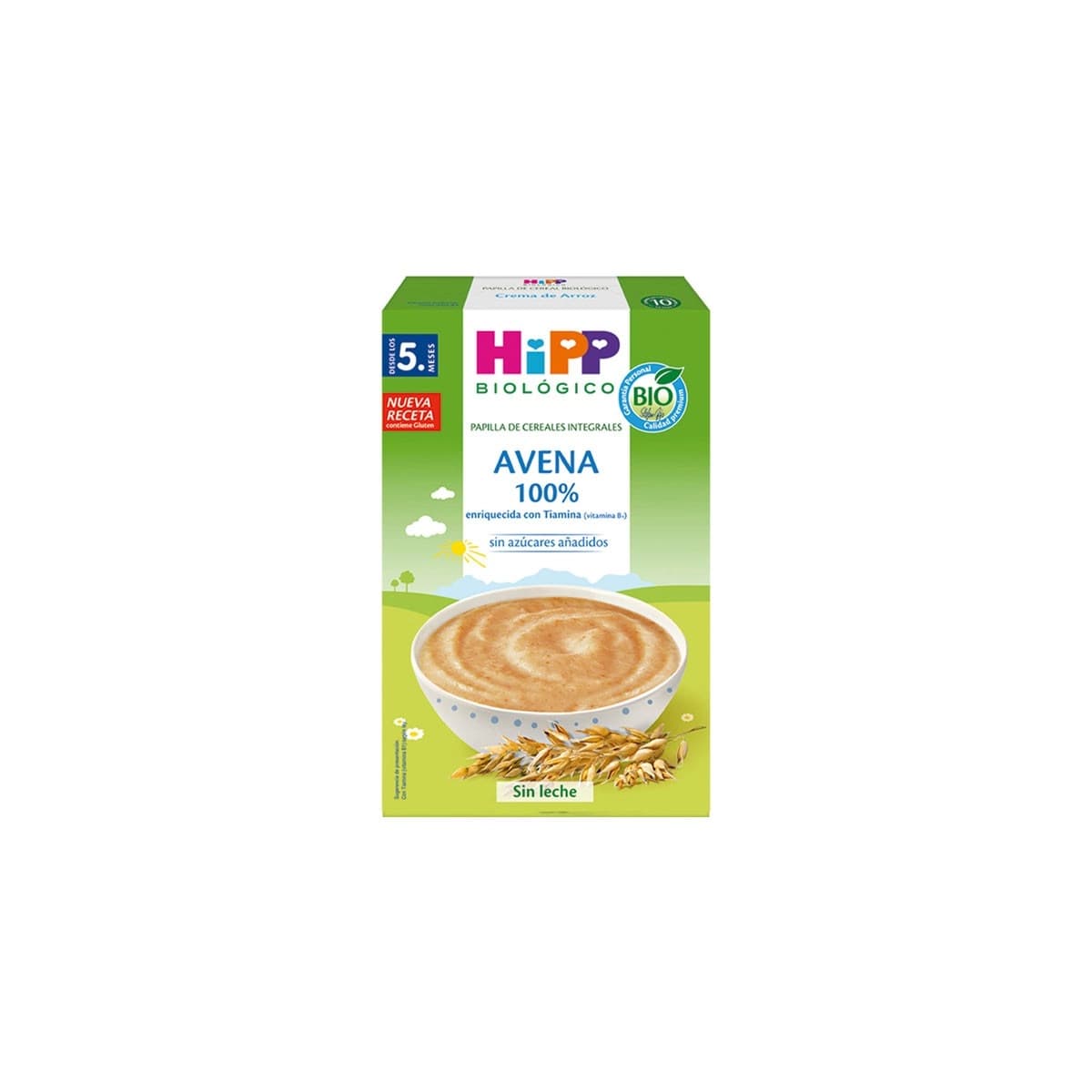 Avena 100% Papilla de cereal Bio 200g Hipp