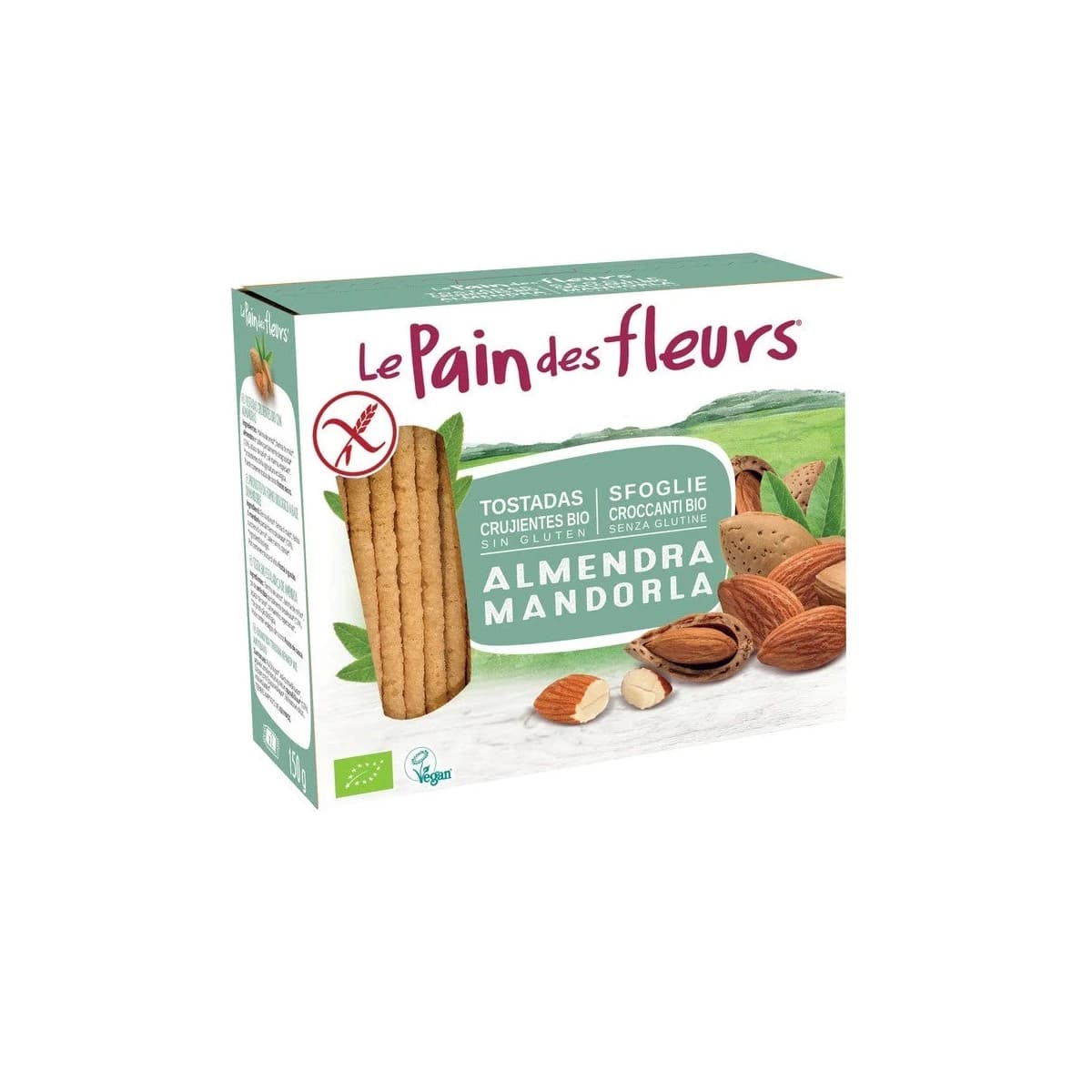 Cracker de almendra Bio 150g Le Pain des Fleurs