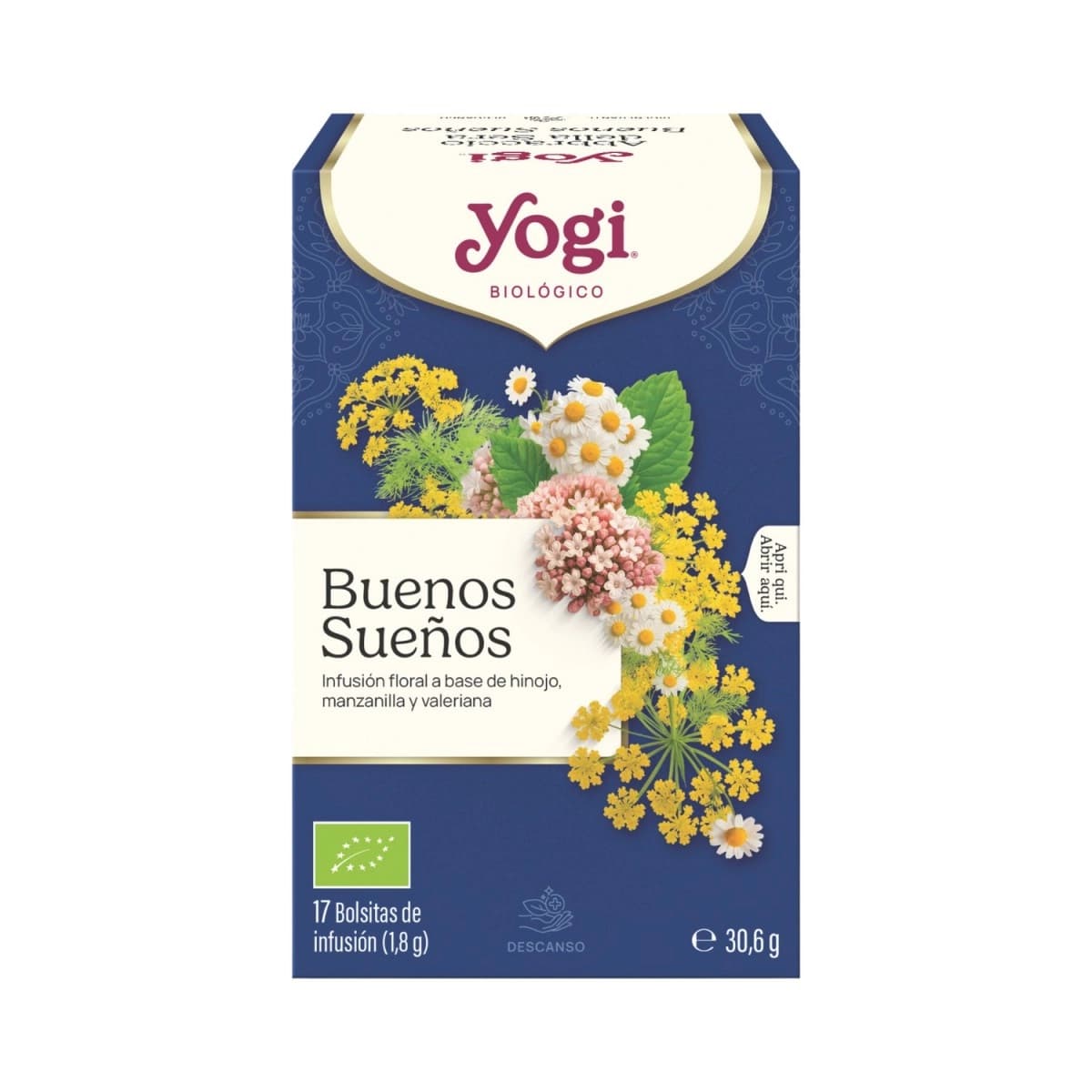 Yogi Tea Buenos sueños 17 filtros BIO