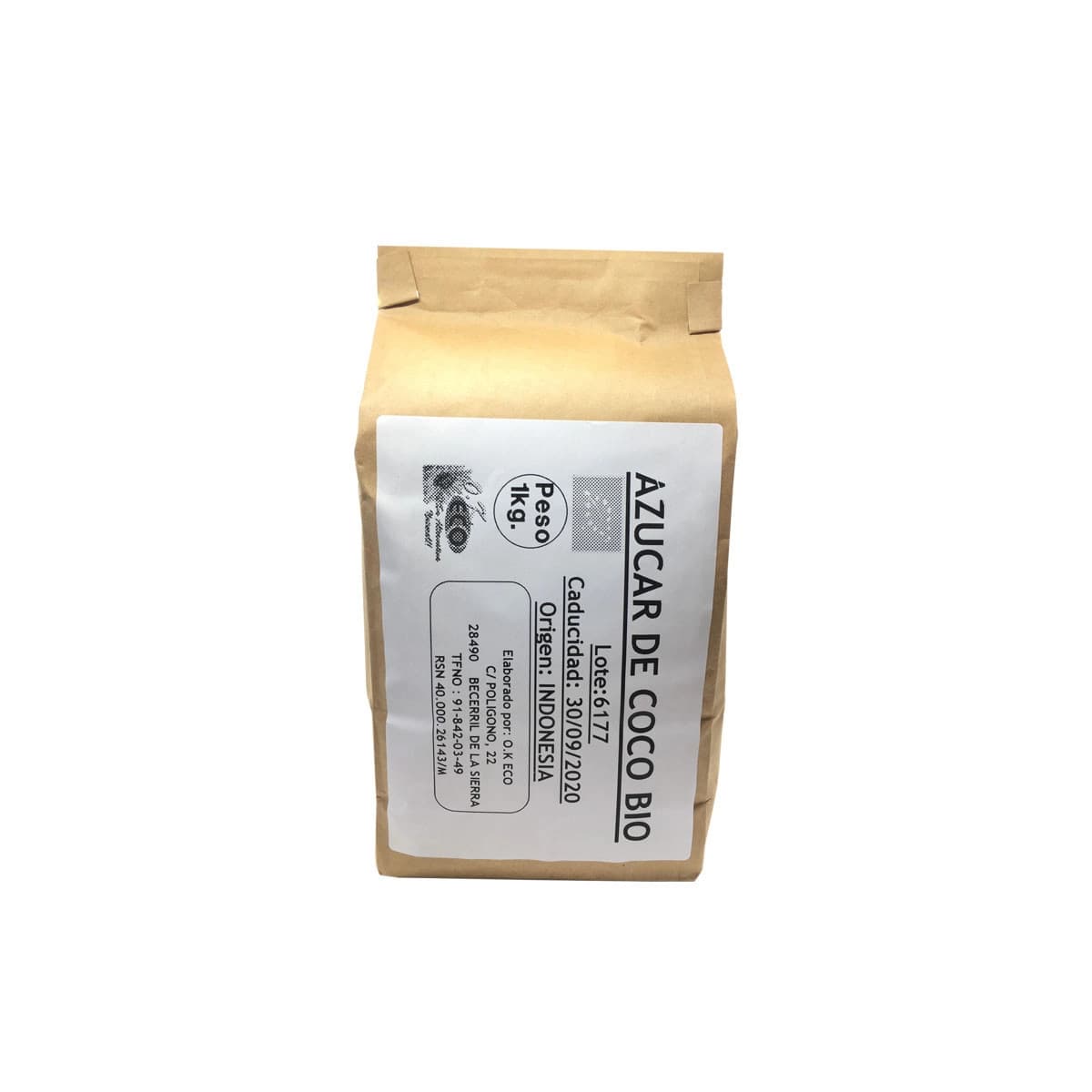 Azucar de coco bio 1 Kg Dream Foods