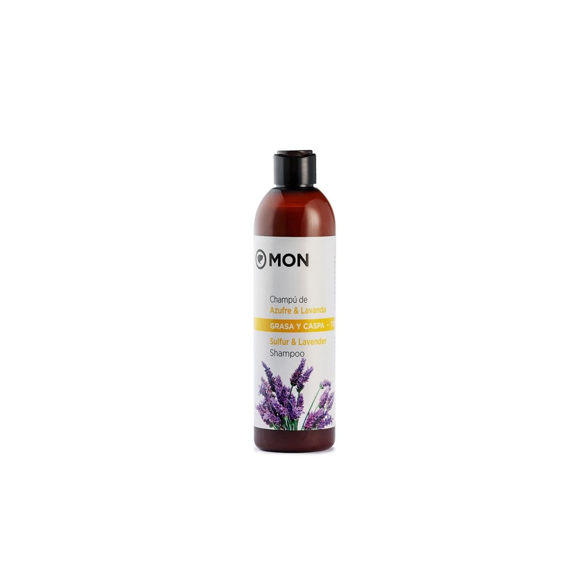 Champu cabello graso y caspa lavanda y azufre 300ml MON