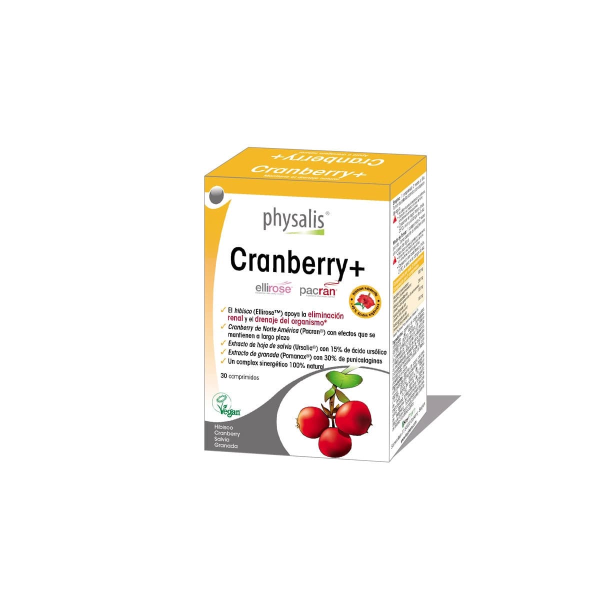 Cranberry+ 30 comprimidos Physalis