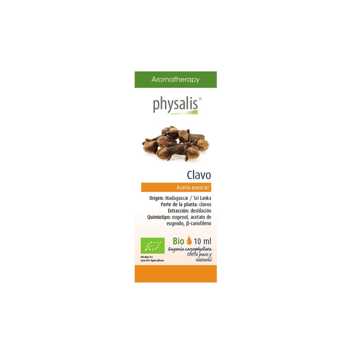 Aceite esencial de clavo bio 10 ml Physalis