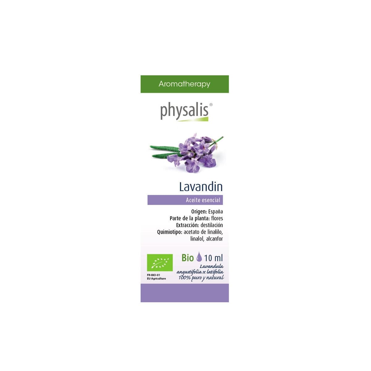 Aceite esencial de lavandin bio 10 ml Physalis
