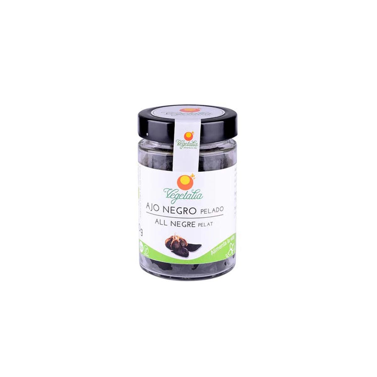 Ajo negro pelado bio 200 g Vegetalia