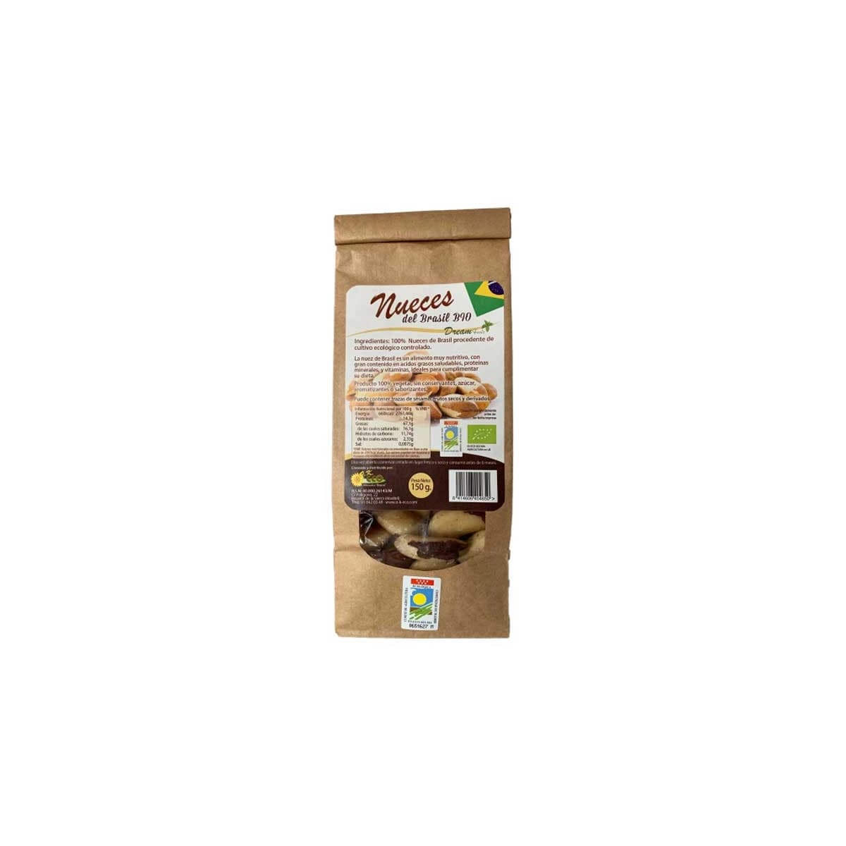 Nueces de Brasil Bio 150g Dream Foods