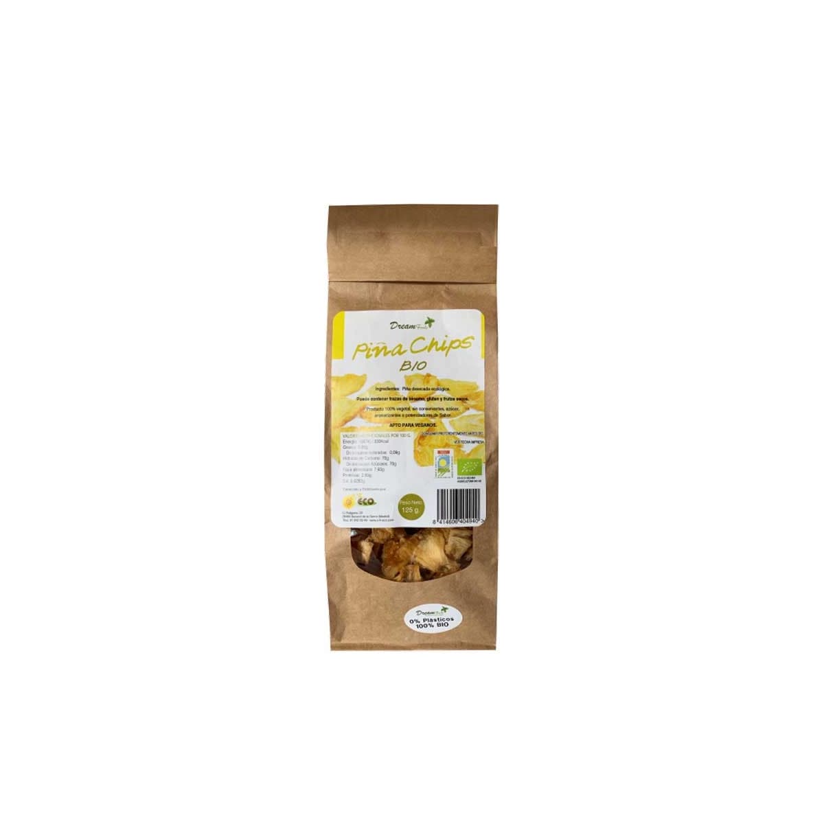 Piña chips Bio 125g Dream Foods