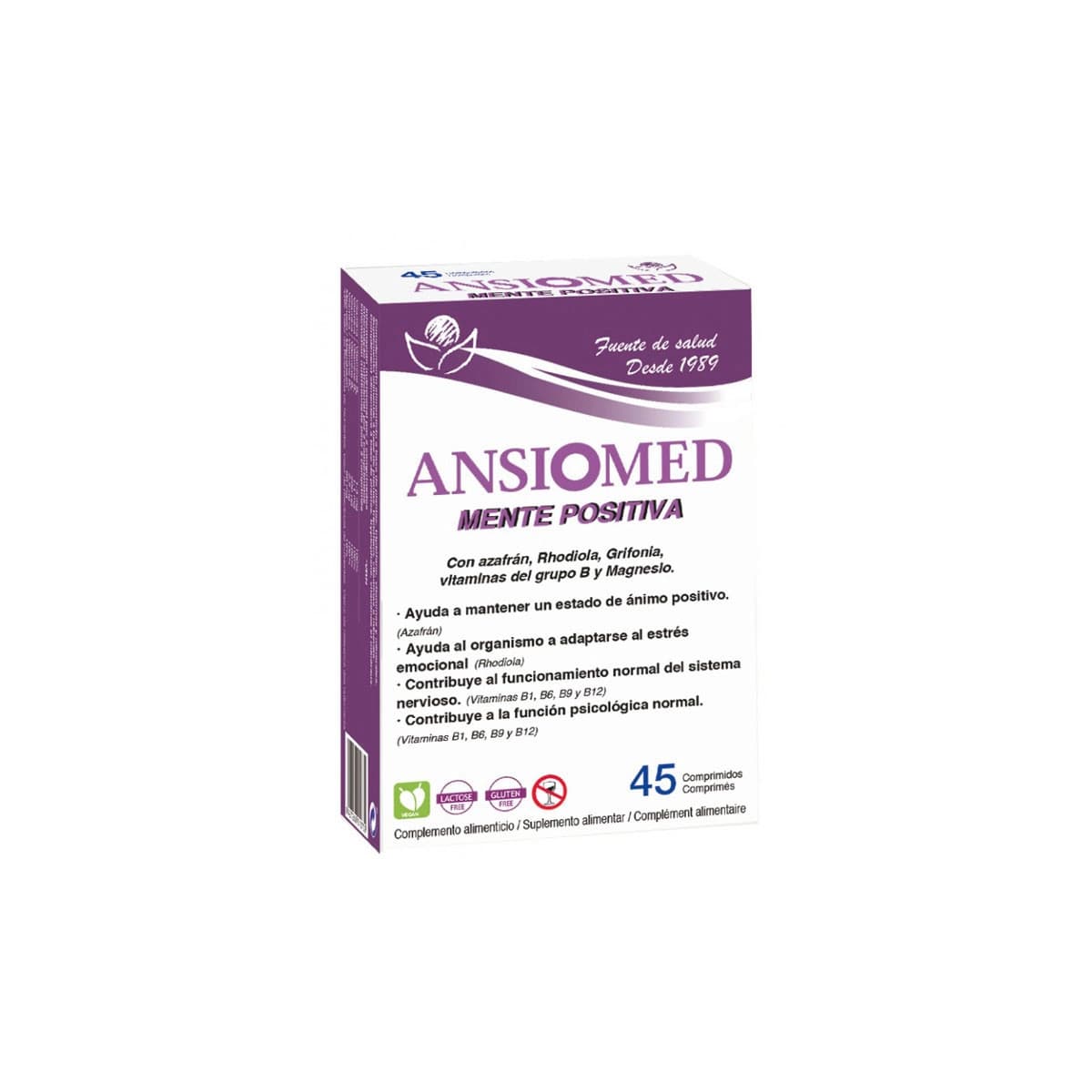 Ansiomed mente positiva 45 comprimidos Bioserum